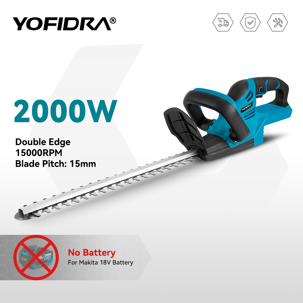 Gardening Tools Battery Powered - YOFIDRA 2000W 15000RPM Elektryczna Kosa do