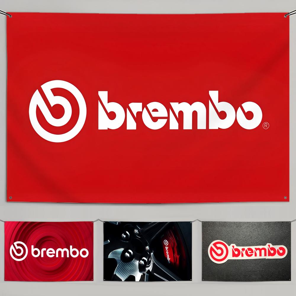 Gardening Tools Store - Słynna marka B-Brembo, minimalistyczne flagi z