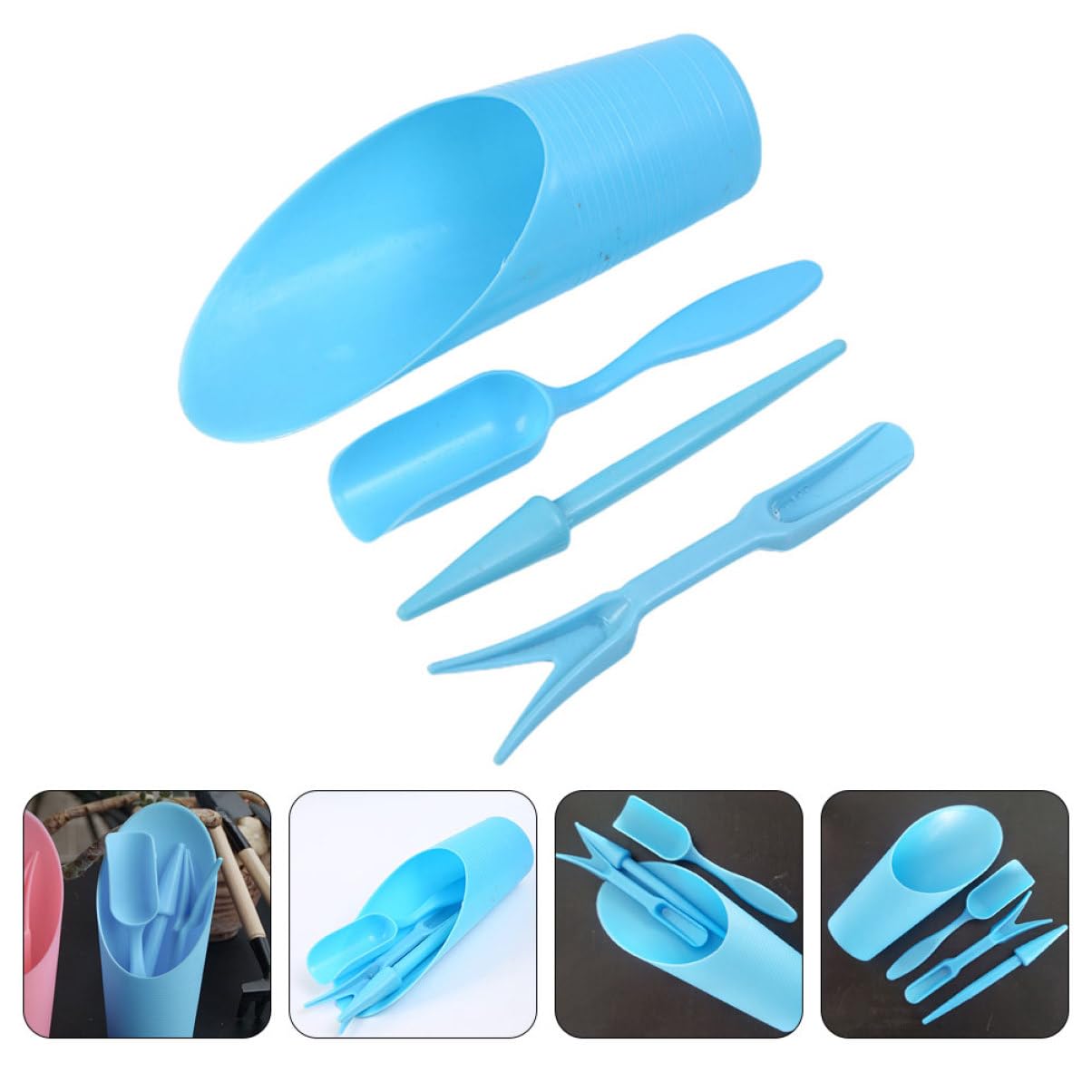 Gardening Tools Wholesale - 4 sztuk/zestaw, plastikowe trwałe wiadro łopata