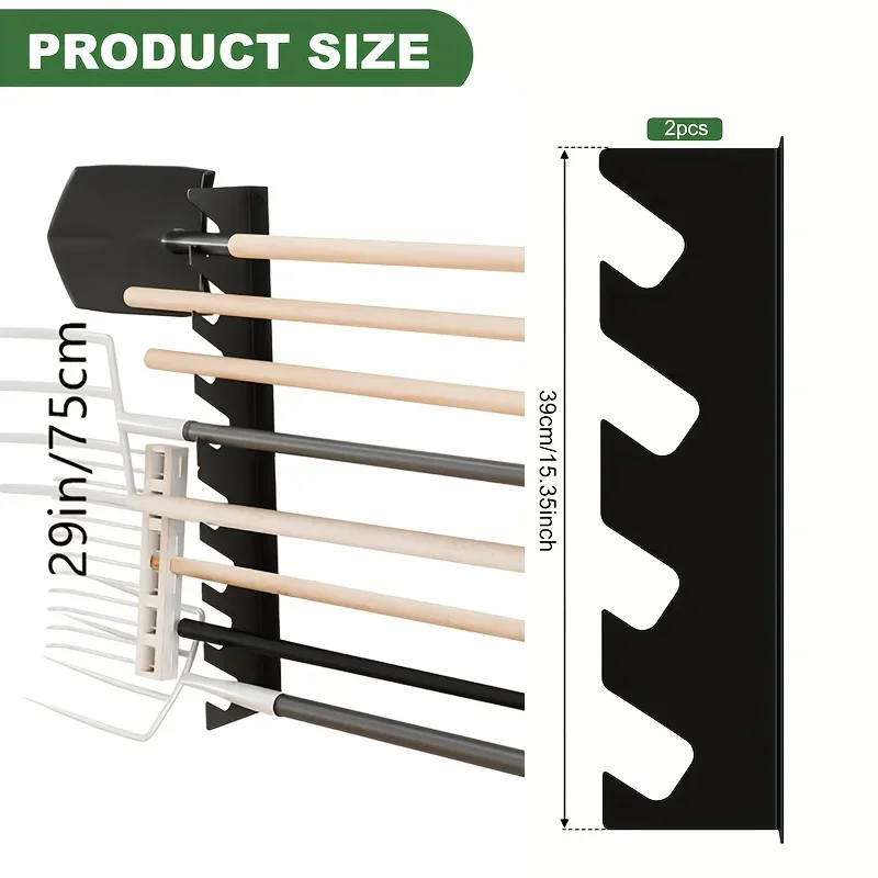 Gardening Tools Rack - Wytrzymały metalowy uchwyt na narzędzia ogrodowe