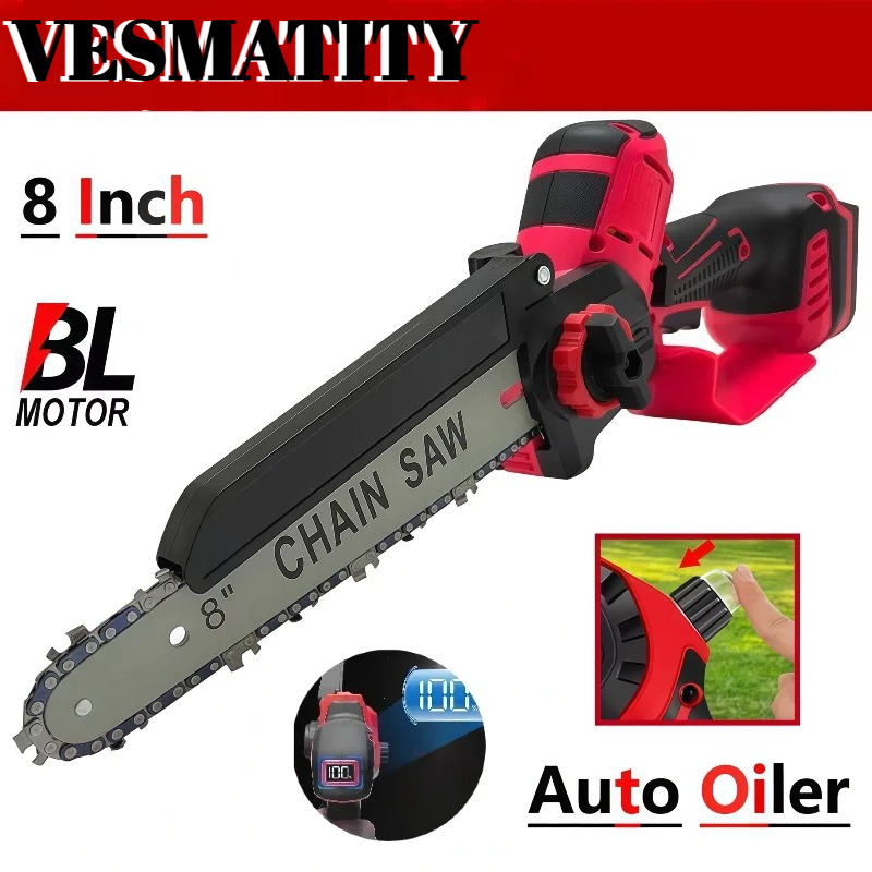Gardening Tools Battery Powered - Elektryczna piła łańcuchowa do przycinania gałęzi,