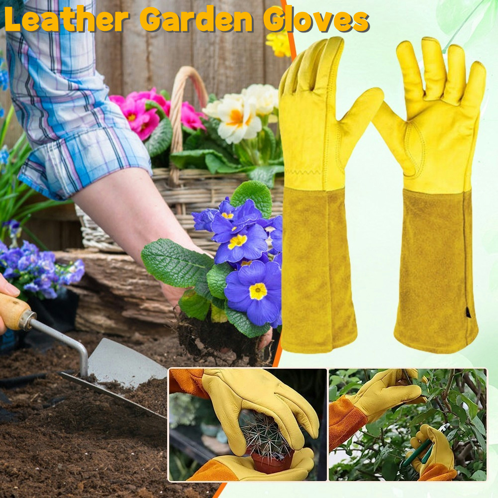 Garden Gloves Thorn Proof - 1 Para Długich Rękawic Ogrodniczych Odpornych