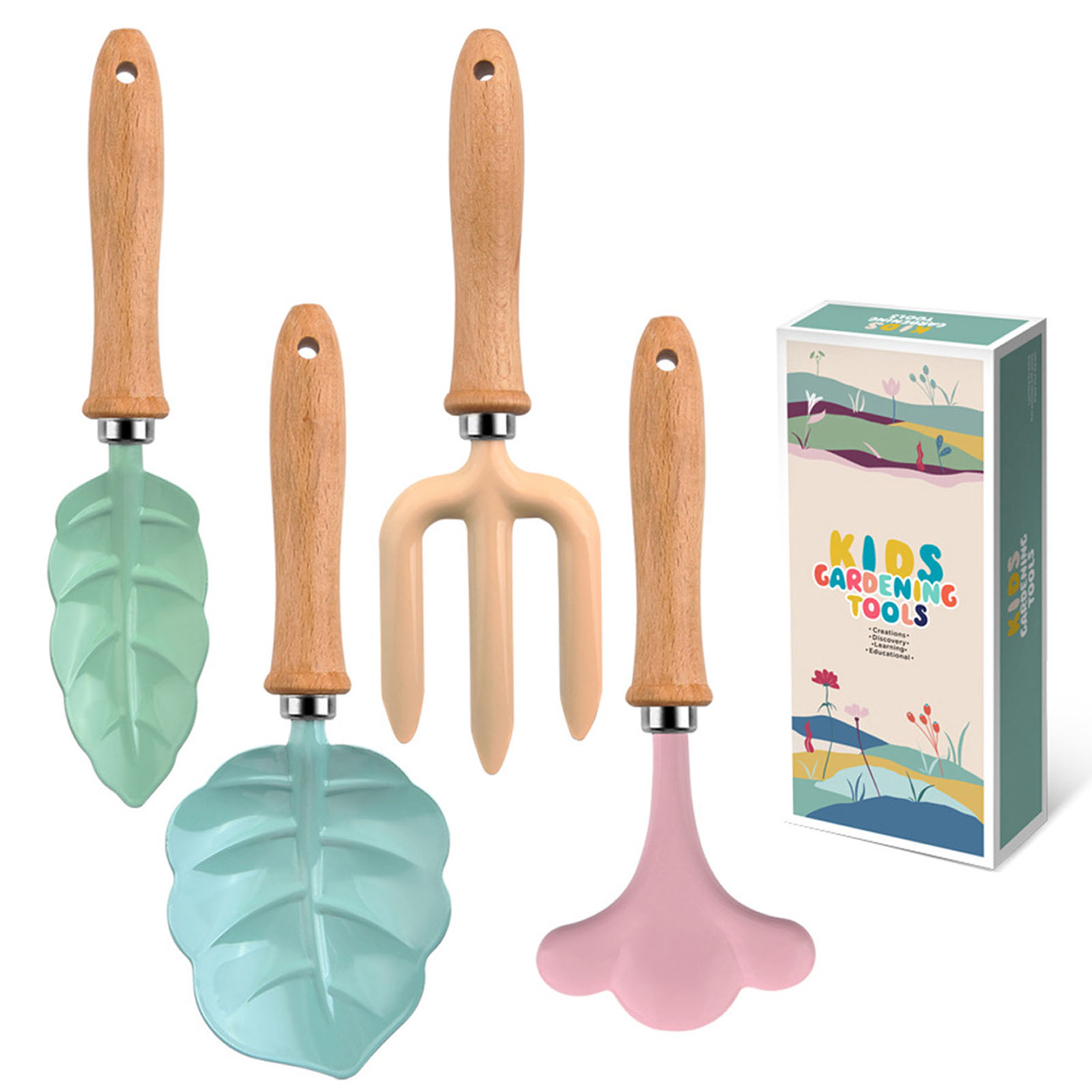 Gardening Tools For Toddlers - Mały zestaw narzędzi ogrodnika kolorowe bezpieczne