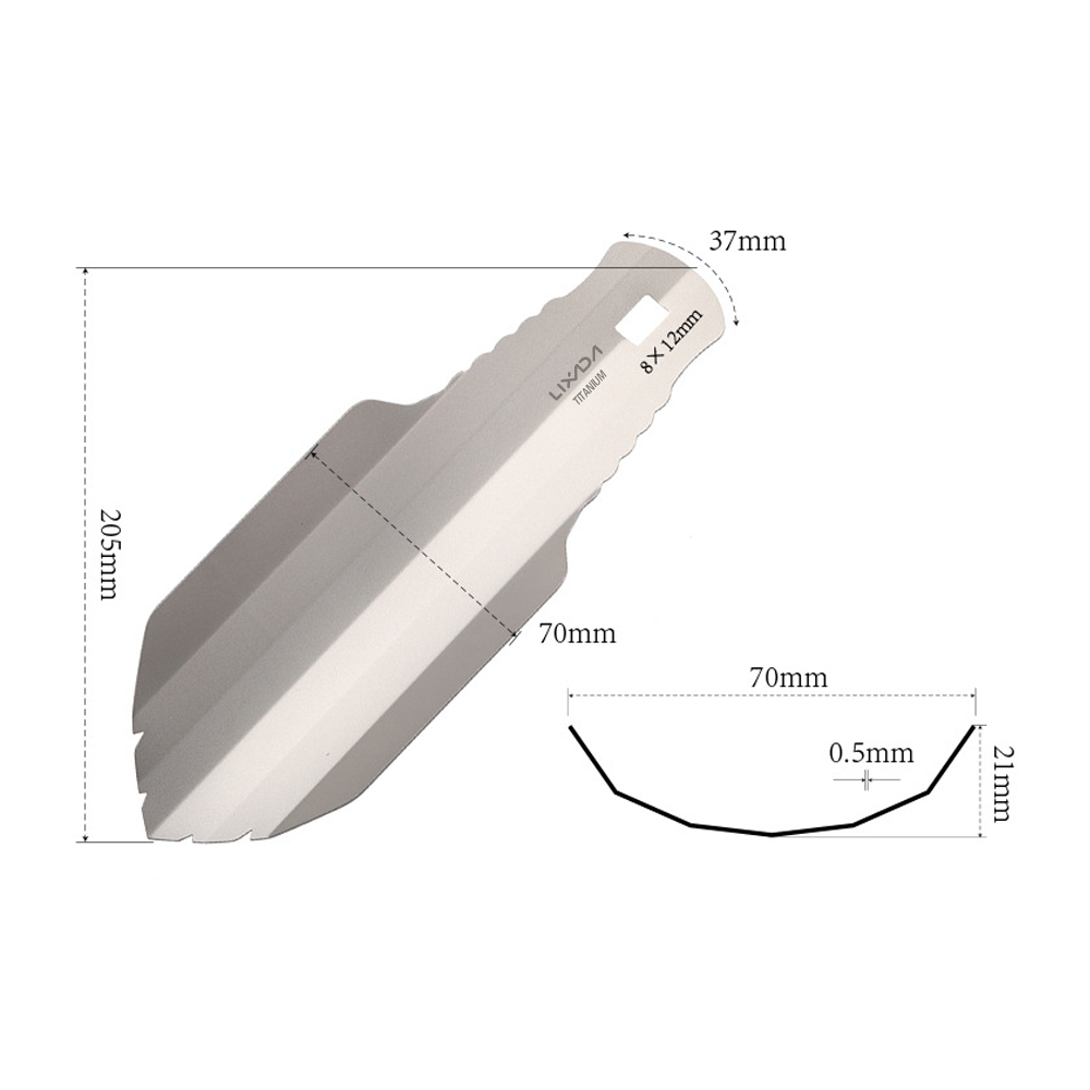 Łopatka ogrodowa tytanowa Lixa – Garden Hand Trowel recenzja i cena