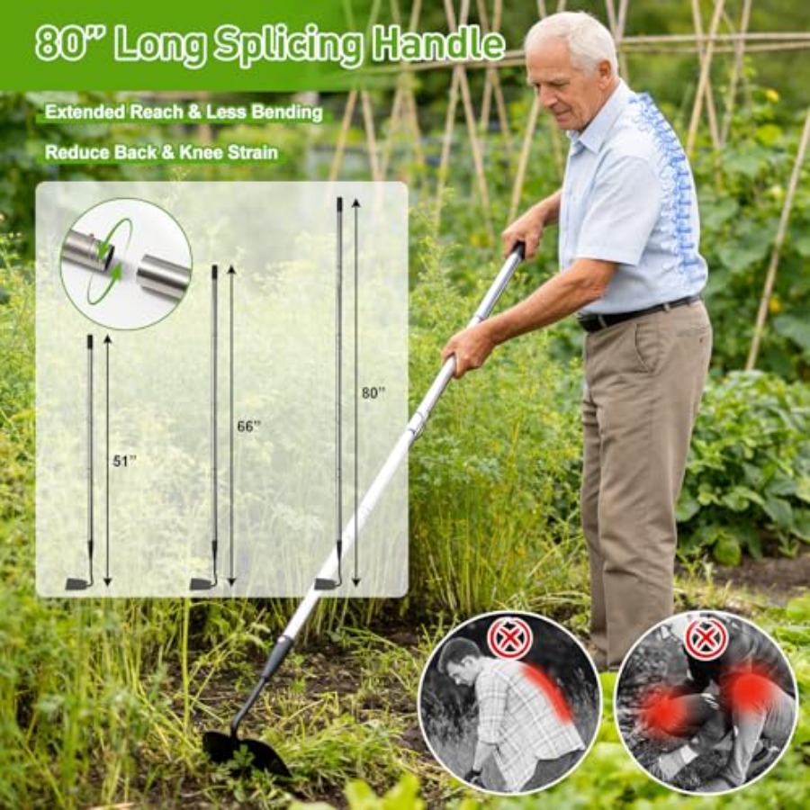 Motyka ogrodowa do pielenia, w – Gardening Tools Drawing recenzja i cena