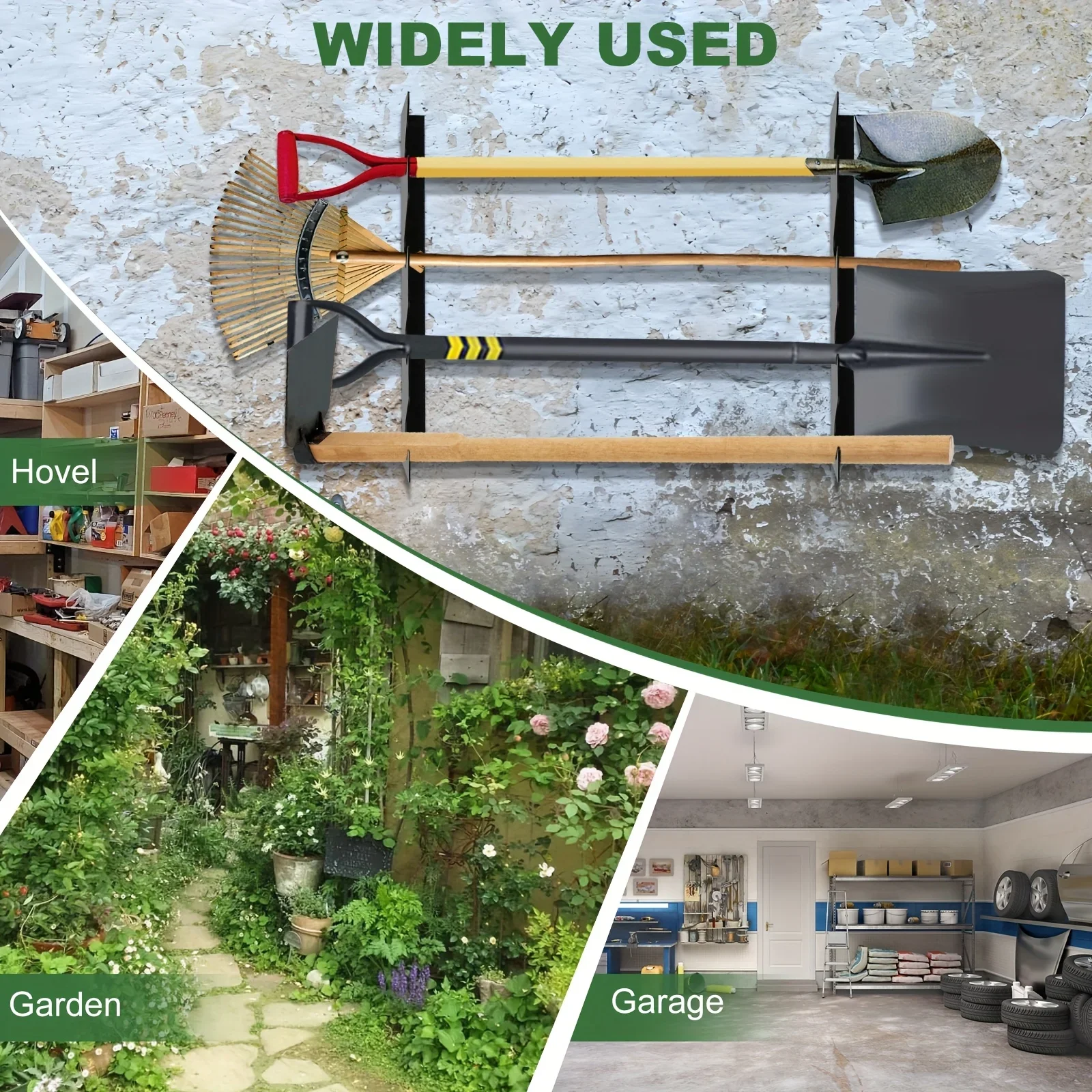Wytrzymały metalowy uchwyt na  – Gardening Tools Rack recenzja i cena