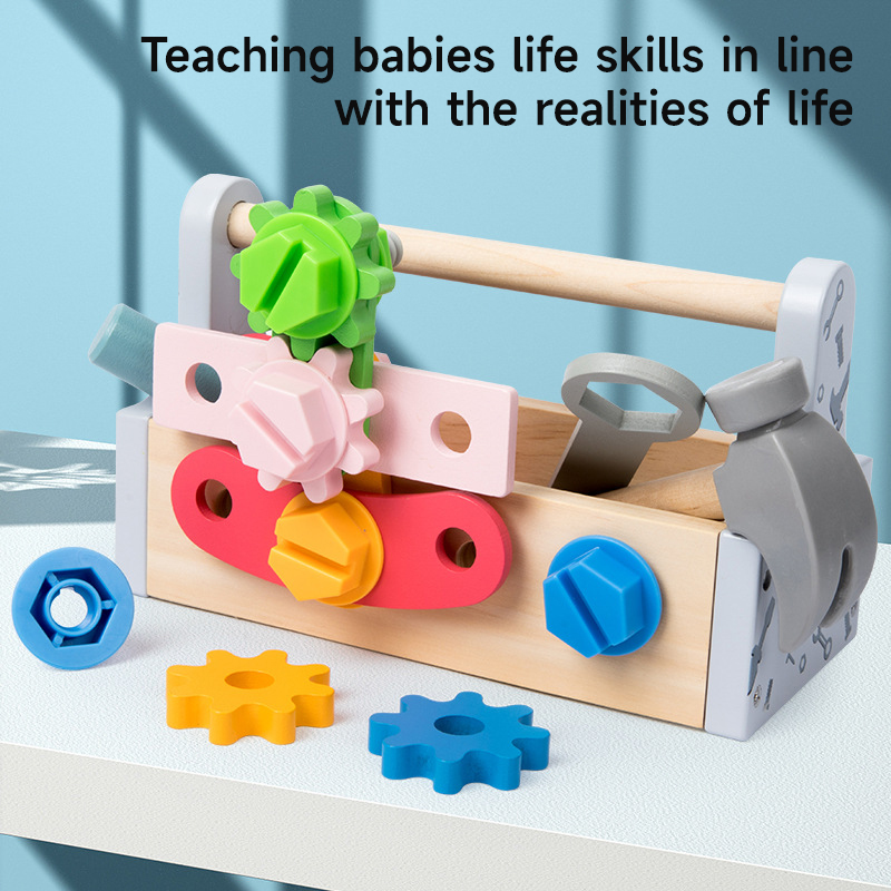 Drewniany zestaw narzędzi dla  – Gardening Tools For Toddlers recenzja i cena