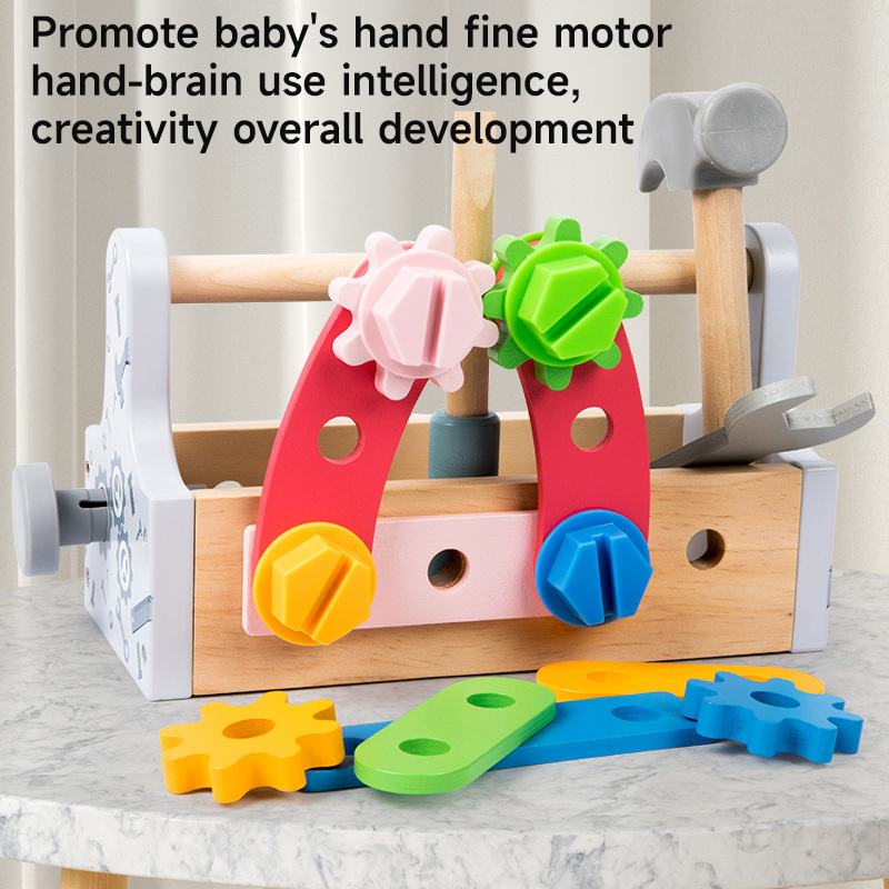 Drewniany zestaw narzędzi dla  – Gardening Tools For Toddlers recenzja i cena