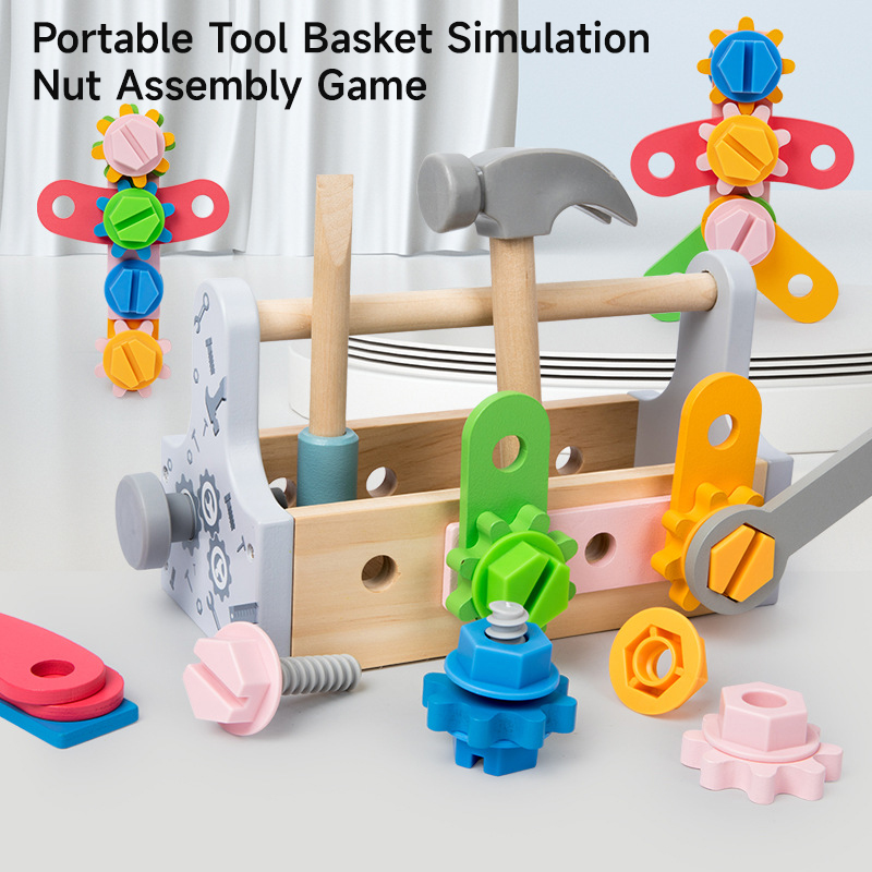 Drewniany zestaw narzędzi dla  – Gardening Tools For Toddlers recenzja i cena