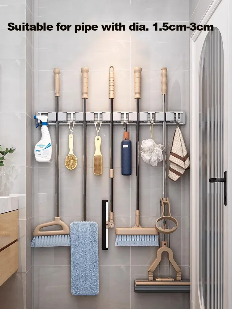 Organizer na mopa i miotły Uch – Gardening Tools Rack recenzja i cena