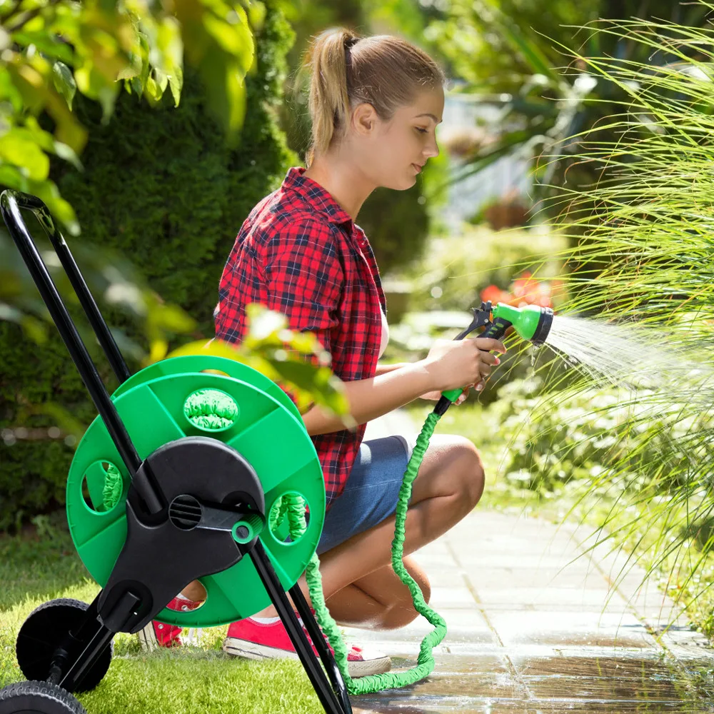Wysokiej jakości wózek na węże – Gardening Tools Rack recenzja i cena