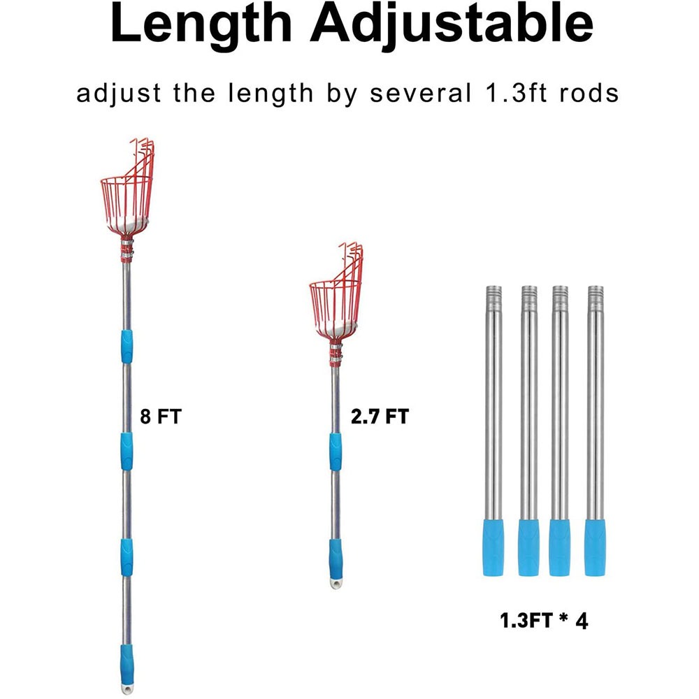 Zbierak do owoców 260 cm, kosz – Gardening Tools Rack recenzja i cena